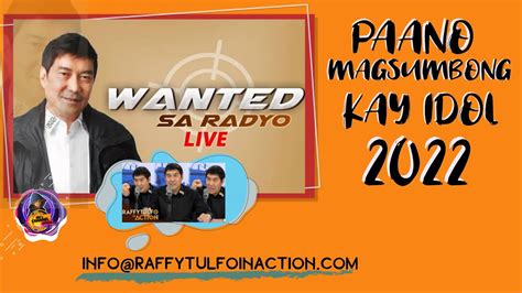 paano magreklamo kay raffy tulfo online 2023|How to Contact Raffy Tulfo in Action (2024 Updated Guide).